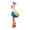 B, variant on Sound Rooster Interactive Tug Of War Pull Out Rope Dog Toy for Indoor Outdoor with Noisy Design