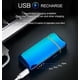 thumbnail image 2 of Electric Windproof Metal Lighter Double Arc Plasma Flameless Rechargeable USB Lighter LED Power Display Touch Sensor Lighter Color Horse, 2 of 5