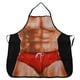 thumbnail image 3 of Delantal de cocina ANGGREK Lavable Patrón Muscular Para Restaurante, 3 of 7