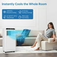 thumbnail image 5 of AOILE 8000 BTU Portable Air Conditioner – Floor Unit for Rooms up to 300 Sq.Ft, Standing AC with Dehumidifier, Remote Control, Ideal for Bedroom, Living Room, and Office, 5 of 9