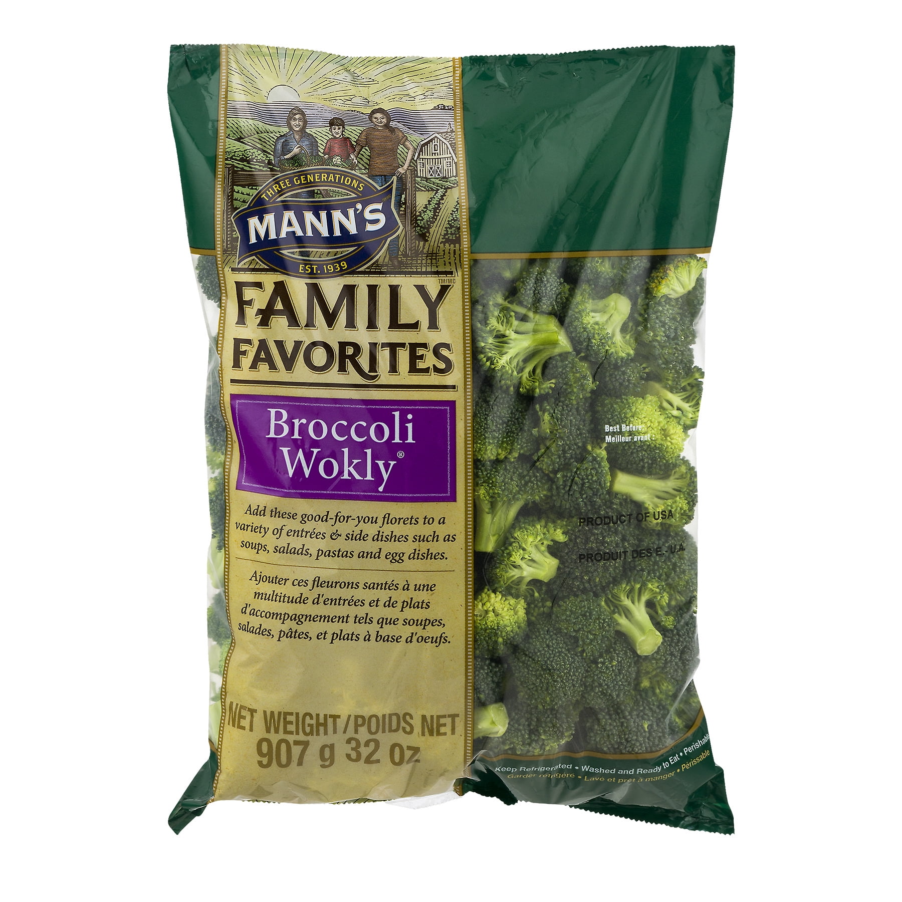 Manns Packing Manns Broccoli Wokly, 32 oz