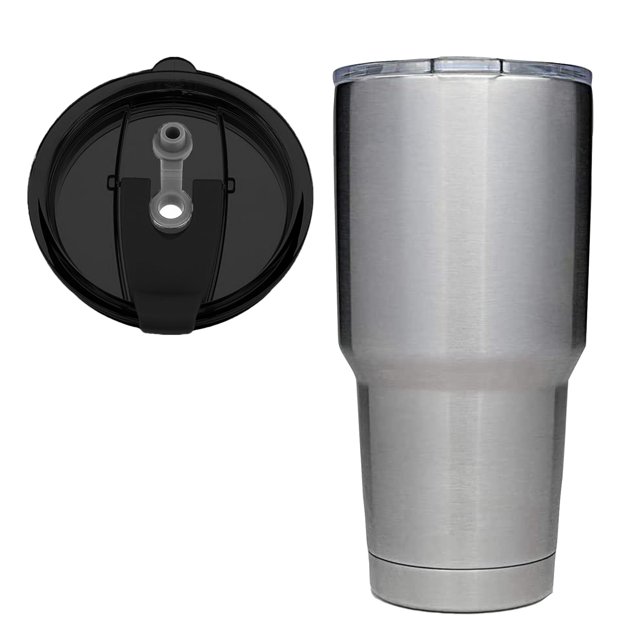 Tumbler Replacement Lids Spill Proof and Splash Lid for Straw Friendly