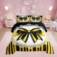 thumbnail image 1 of Erosebridal Cartoon Bow Tie Bedding Toddler Comforter Set, Abstract Geomrtry Down Comforter, Princess Style Decor, Microfiber, 1 of 7