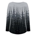thumbnail image 6 of Womens Tunic Shirts Long Sleeve Open Button Loose Fit Pleated Blouse Tops, 6 of 6
