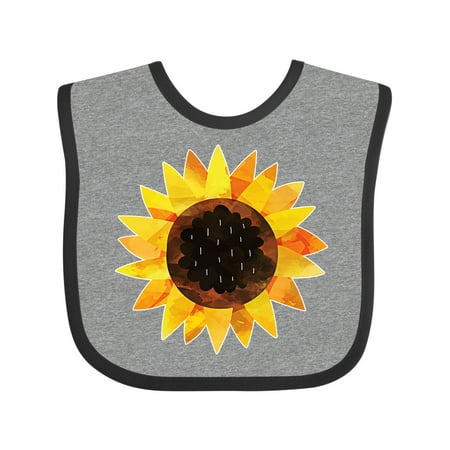 

Inktastic Summer Sunflower Gift Baby Boy or Baby Girl Bib