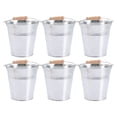 thumbnail image 1 of 6Pcs Tinplate Bucket French Fries Storage Holder Snack Bucket for Bar Party, 1 of 8