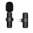 thumbnail image 1 of Microphone Cravate Sans Fil Professionnel - Micro à Condensateur Omnidirectionnel Sans Fil pour Enregistrement, Entrevue, Vidéo, Balado, Vlog, YouTube, 1 of 5