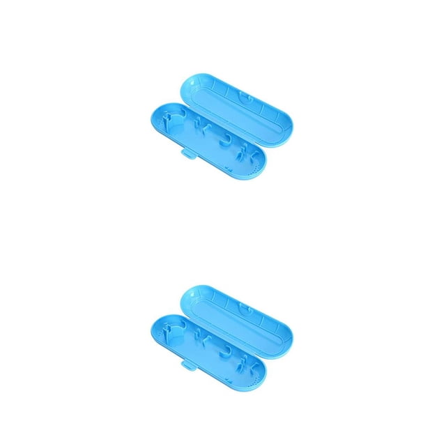Ruiboury Electric Toothbrush Case Travel Tooth Brush Holder Organizing Carrying Blue 2Set