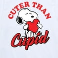 thumbnail image 3 of Peanuts -  Valentine's Cuter Than Cupid  - Toddler And Youth Short Sleeve Graphic T-Shirt, 3 of 6