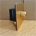 thumbnail image 1 of 86 Dimmer Switch 500W Gold Knob Ajustando el brillo de la luz para el atenuador dedicado de la sala de estar (un tamaño), 1 of 1