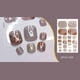 thumbnail image 1 of Pegatinas para uñas de los pies Pegatinas para uñas de los pies Pegatinas de uñas de imitación bronceadas, 1 of 2