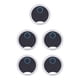 thumbnail image 2 of Monstrate Buscador de llaves Equipaje compatible con Bluetooth Rastreador de alarma anti-perdida de doble vía Localizador con batería Negro 5Conjunto, 2 of 6