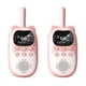 thumbnail image 3 of Talkie de niños, juguetes electrónicos, 2PCS, rango de 3KM, carga USB, Rosa, 3 of 7