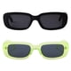 thumbnail image 2 of Gafas de sol BUTABY Rectangulares de estilo retro UV400 para mujer, 2 of 6