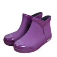 thumbnail image 4 of AUDeals Women's Short Ankle Rain Boots Waterproof Rubber Anti Slip Lightweight Garden Boots with Comfort Insoles, 4 of 5
