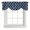 Blue, variant on Navy Blue Morocco Pattern Tie Up Valance Curtains for Windows, Kitchen Curtains Window Shades, White Moroccan Geometric Art Light Filtering Roman Curtain Valances for Bedroom/Bathroom/Cafe 42"x12"