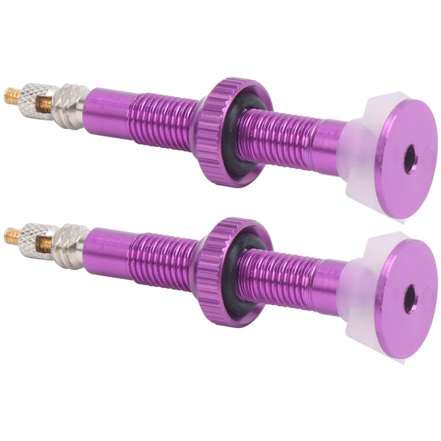 Extender Valves, Tubeless Presta Valve Sealing 40MM Extended Valve For Mountain Bike For Road Bikes Purple