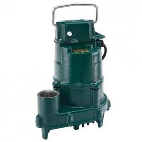 Zoeller 152-0005 0.4HP Cast Iron High Head Effluent & Sump Pump with 20 ft. Variable Level Float Switch