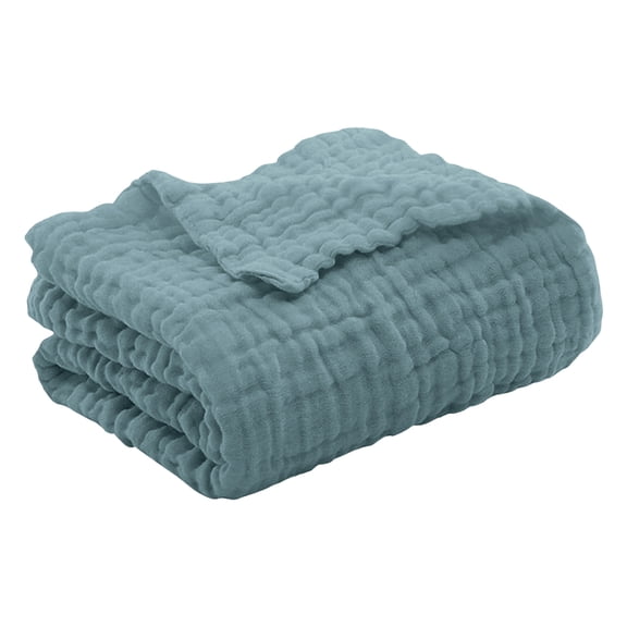 Mozhitti Muslin Blanket Summer Muslin Blanket 150 X 200 Cm Natural Muslin Blanket Lightweight Gentle Adult As Cuddly Blanket Bed Couch Throw