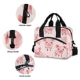 thumbnail image 5 of Lunch Bag Portable Crossbody Meal Bag Cooler Bag Insulated Lunch Bag Food Bag Handheld & Crossbody Design Pink Pig, 5 of 6