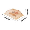 thumbnail image 3 of Foldable Vegetable Cover, Mesh, Food Cover Tent, Large Size, Reinforced Metal Frame, Reusable, Easy Clean, for Bowls Plates, Outdoor Picnic Camping BBQ, 3 of 8