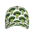 thumbnail image 2 of Haiem Cute Broccoli Baseball Cap Dad Hat Cotton Soft Adjustable Fashion Hats for Men Women Unisex Style Headwear, 2 of 9