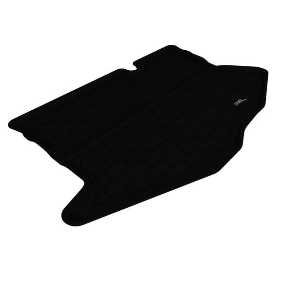 3D MAXpider Cargo Custom Fit All-Weather Floor Mat for Select Ford Fiesta Models - Kagu Rubber (Black)