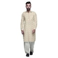 thumbnail image 1 of Atasi Kurta-Pyjama Pathani Indien pour Hommes Tenue de Fête Kurta-Pyjama pour Hommes, 1 of 5