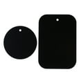 thumbnail image 1 of 4 Pcs Adhesive Mount Metal Plate for Magnetic Car Phone Mount GPS Holder Air Vent Mount Holder Rectangular and Round, 1 of 5