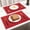 Red, variant on Cloth Placemats,Fabric Mat,Cotton Linen Blend Machine Washable Double Layered Durable Place Mats Heat Resistant Placemats Wrinkle Free Thick Fabric Dining Table Mats(Red)