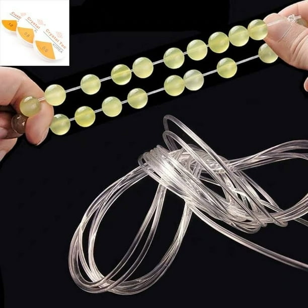 Hilo de silicona elástico Meada de 3 metros para pulseras y bisutería Deng Xun unisex