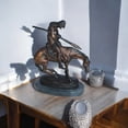 thumbnail image 4 of Nifao End of the Trail by James Fraser statue - replica – Home Decor Sculpture, 7"L x 3"W x 9"H, 4 of 13