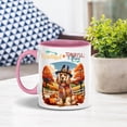 thumbnail image 4 of Thanksgiving Cocker Spaniel Pilgrim Grateful, Thankful, Blessed Fall Welcome 11oz Accent Two-tone Mug Cockers Dog Lover Gifts Coffee Tea Cup - 00021, 4 of 5