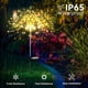 thumbnail image 5 of Lámpara fluorescente de jardín, 2 juegos de 120 fuegos artificiales LED de alambre de cobre, IP65, resistente al agua, 8 modos de guirnalda, para exteriores, patio, césped, parterre de flores, fiesta, 5 of 7