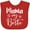 Red, variant on Inktastic Mama is My Bestie Boys or Girls Baby Bib