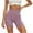 Purple, variant on Hurxie High Waisted Biker Shorts for Women-5" Tummy Control Fitness Athletic Workout Running Yoga Gym Shorts Yellow,2XL
