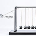 thumbnail image 4 of Pendulum Balance Balls, Stress Relief Decorate Energy Conservation Gravity Effect Multipurpose Swinging Balance Pendulum  for Office Desk, 4 of 7