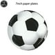thumbnail image 3 of Vajilla desechable para fiesta de fútbol, platos de papel, vasos, servilletas, suministros para fiesta de fútbol, decoración para fiesta de cumpleaños y fútbol, 3 of 4