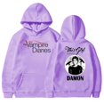 thumbnail image 1 of Sudaderas con capucha The Vampire Diaries para mujer, Sudadera con capucha con personalidad a la moda, Jersey informal holgado de manga larga para exteriores, 1 of 1