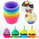 thumbnail image 1 of 12x Muffin Cupcake Liner Moldes de cocina para hornear de silicona Herramienta de decoración de pasteles Ndcxsfigh Libre de BPA, 1 of 8