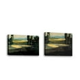 thumbnail image 1 of Set of 2 - The 1st Tee - Contemporary Fine Art Giclee on Canvas Gallery Wrap - wall décor - Art painting - 18 x 14 Inch - Ready to Hang, 1 of 2