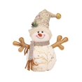 thumbnail image 1 of Muñeco de nieve de peluche, decoración de pino, forma bonita, espíritu festivo aumentado, juguete de muñeco de nieve de Navidad blanco, regalos para el hogar, 1 of 2