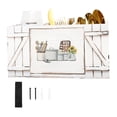 thumbnail image 5 of Tzdxfgl Wood Kitchen Utensil Holder for Countertop, Silverware Organizer with 3 Compartments, Large, White Sunflower, 5 of 11