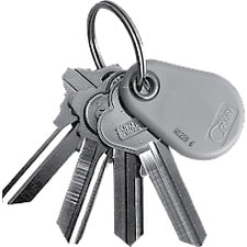 Keri Systems PKT-10X-50 Proximity Key Ring Tag, 50 Pack
