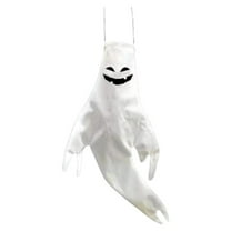 YANHAIGONG 2024 Halloween Decorations,Halloween Hanging Ghosts Decoration, Halloween White Hanging Ghost, Halloween Decorations Outdoor Scary,Halloween Decorative Printing Led Light String Pendant