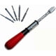 thumbnail image 4 of Spiral Screwdriver, Push Pull Ratchet Screwdriver, 6 in 1 Push Pull Ratchet Screwdriver Set Semi-Automatic Press Type (Red), 4 of 4
