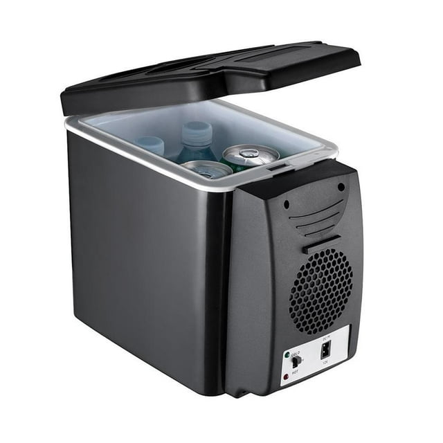 6L Mini Car Fridge Cooler Warmer Portable Mini Electric Icebox Lightweight Auto Freezer