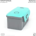 thumbnail image 2 of Wrapgrade Skin Compatible with Mavic Air 2 | 2 Batteries (Mint Blue), 2 of 3