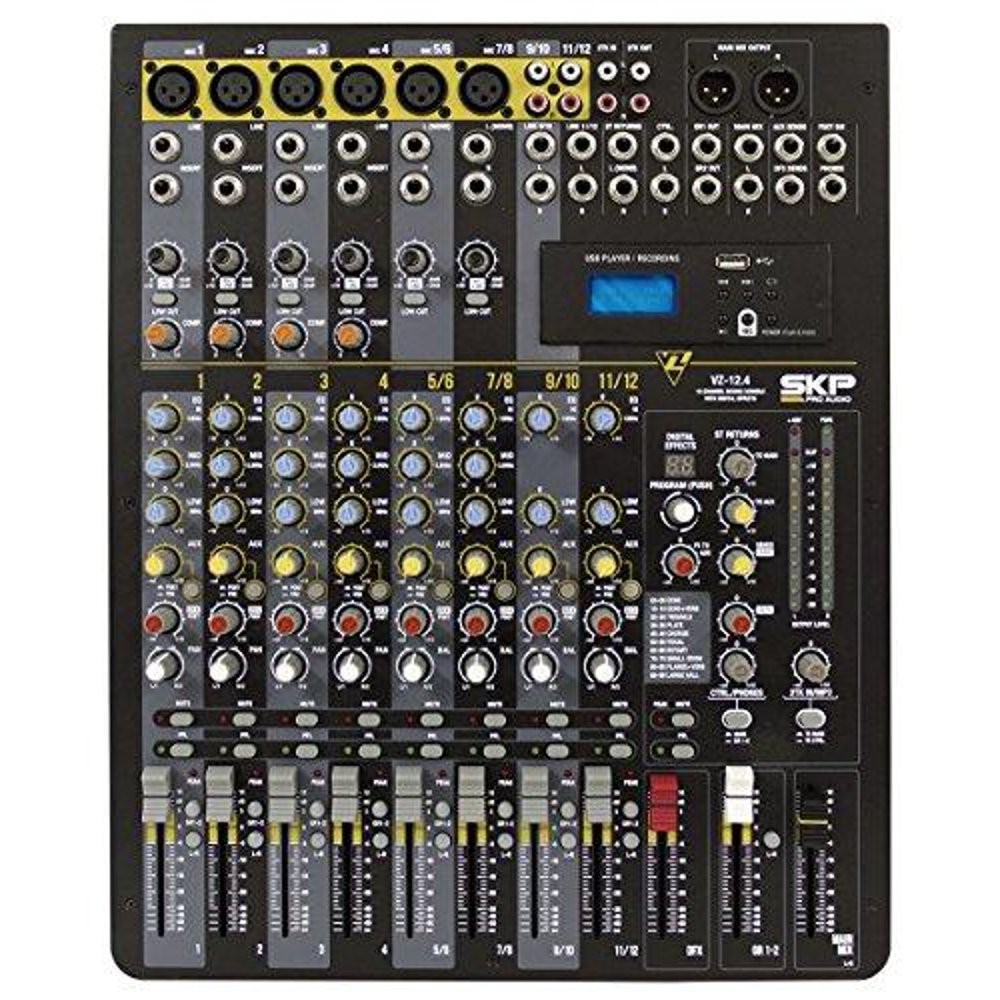 SKP PRO Audio VZ8.2 Mixing and Recording Console up to 8 channels USB
