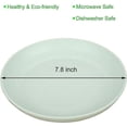 thumbnail image 2 of Zhuge Platos de paja de trigo irrompibles de 7,8 pulgadas - Juego de platos reutilizables - Apto para lavavajillas y microondas - Perfecto para platos de cena - Saludable y ecológico, 2 of 5